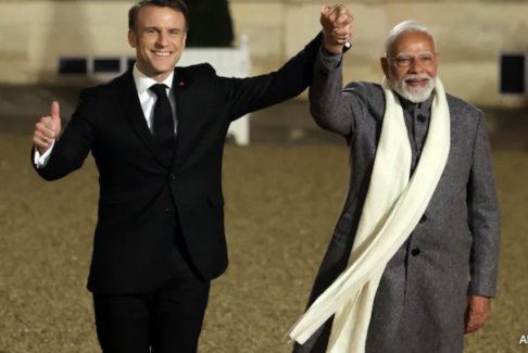 法國總統(tǒng)馬克龍將于2月17日訪問印度期間會見印度總