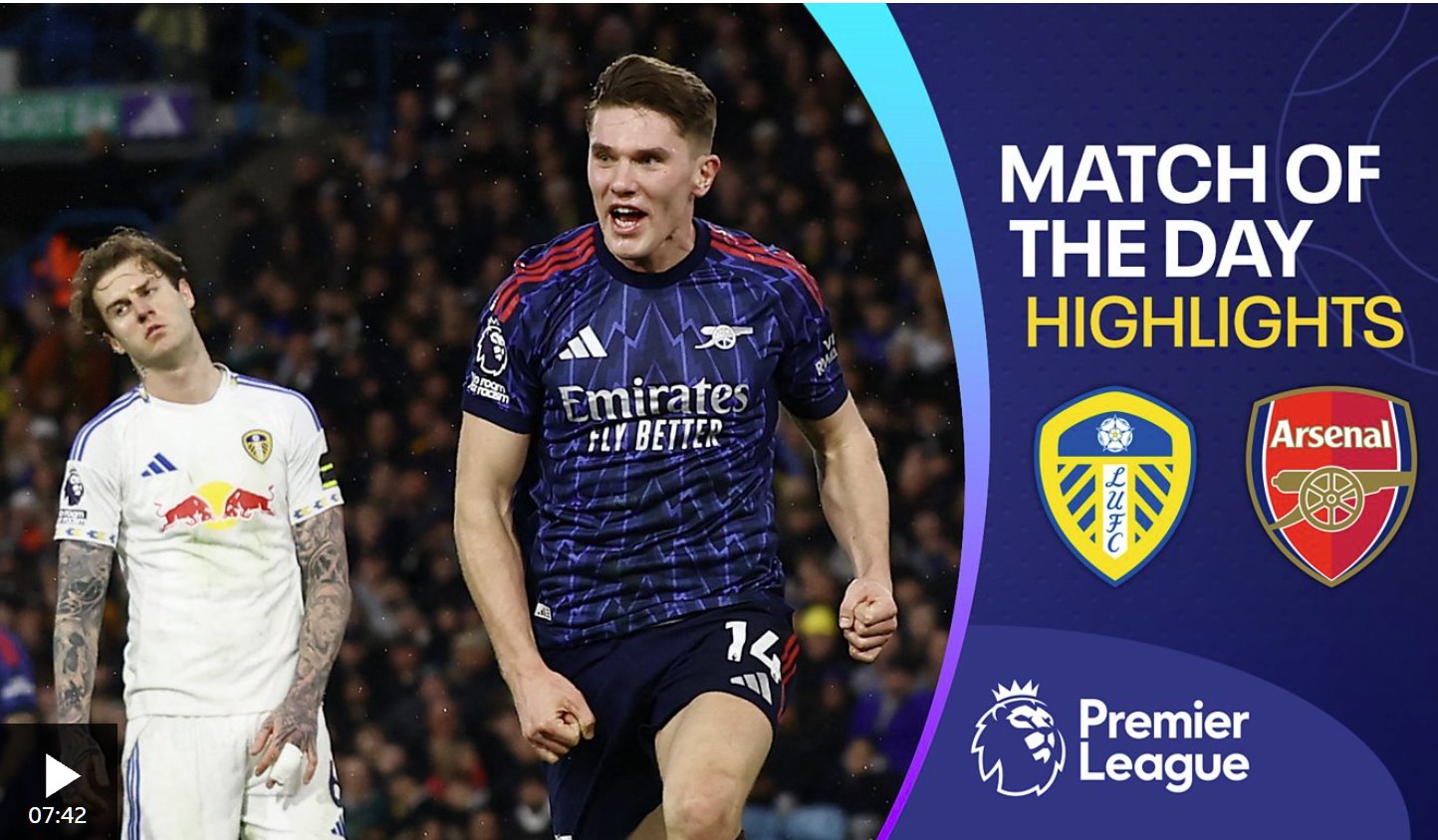 阿森納大勝利茲聯(lián)，攻入四球