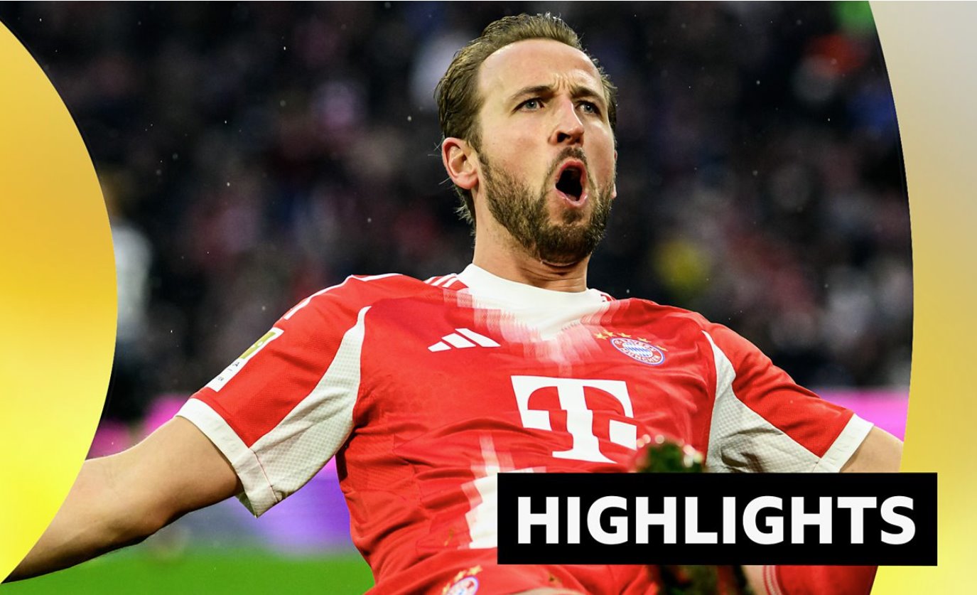 凱恩梅開二度，擴大拜仁在德甲聯(lián)賽中的領先優(yōu)勢。